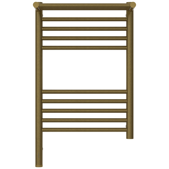 Полотенцесушитель электрический Сунержа Богема 3.1 с полкой П10 400x720 мм 05-6006-6040 L, состаренная бронза фото 2