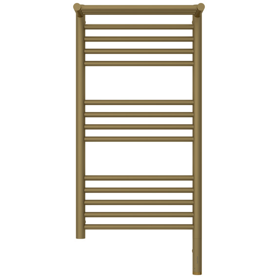 Полотенцесушитель электрический Сунержа Богема 3.1 с полкой П14 400x920 мм 032-6007-8040 R, золото матовое фото 2