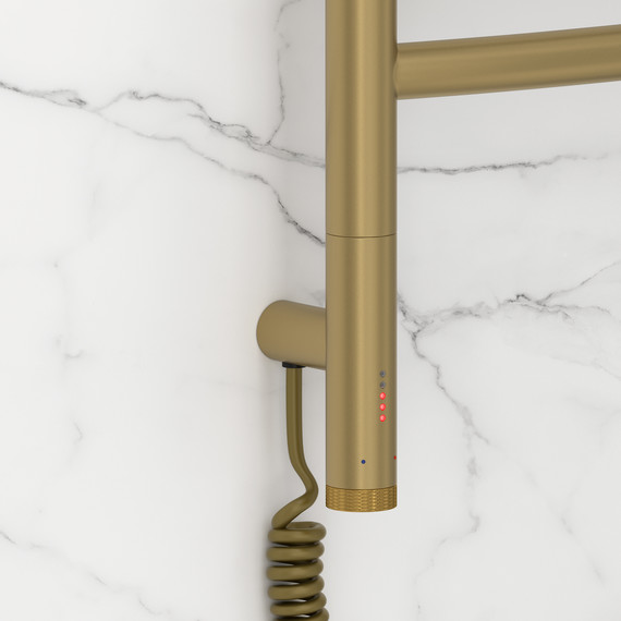 Полотенцесушитель электрический Сунержа Галант 3.1 П9 500x1320 мм 32-6000-1250 L, золотой шёлк фото 3