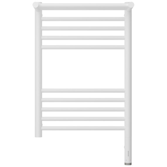 Полотенцесушитель электрический Сунержа Богема 3.1 с полкой П10 400x720 мм 30-6007-6040 R, белый матовый фото 2