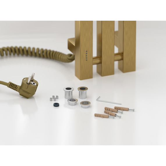 Полотенцесушитель электрический Сунержа Вердикт 4.0 П3 100x1200 мм 051-0852-1210 L, состаренная латунь фото 4