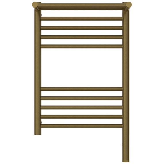 Полотенцесушитель электрический Сунержа Богема 3.1 с полкой П10 400x720 мм 05-6007-6040 R, состаренная бронза фото 2