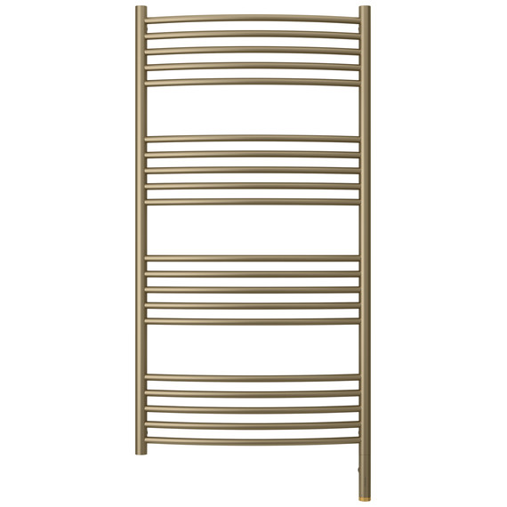 Полотенцесушитель электрический Сунержа Богема 3.0 П20 600x1320 мм (выгнутая перемычка) 32-5803-1260 R, золотой шёлк фото 2