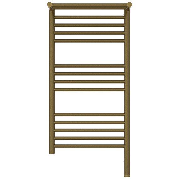 Полотенцесушитель электрический Сунержа Богема 3.1 с полкой П14 400x920 мм 05-6007-8040 R, состаренная бронза фото 2