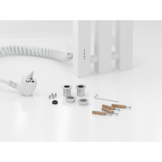 Полотенцесушитель электрический Сунержа Вердикт 4.0 П3 100x1200 мм 30-0852-1210 L, белый матовый фото 4