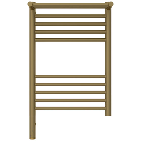 Полотенцесушитель электрический Сунержа Богема 3.1 с полкой П10 400x720 мм 032-6006-6040 L, золото матовое фото 2