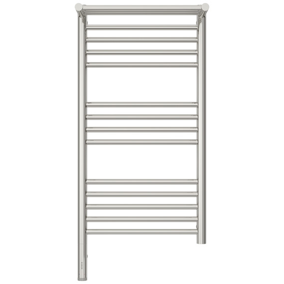 Полотенцесушитель электрический Сунержа Богема 3.1 с полкой П14 400x920 мм 00-6006-8040 L, хром фото 2