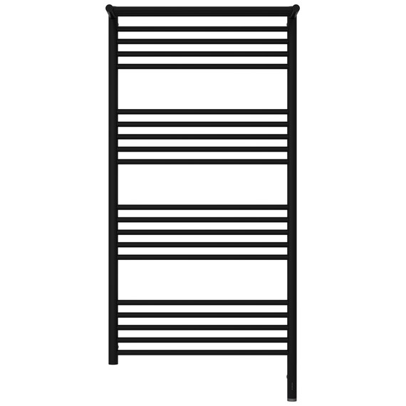 Полотенцесушитель электрический Сунержа Богема 3.1 с полкой П20 600x1320 мм 31-6007-1260 R, чёрный матовый фото 2