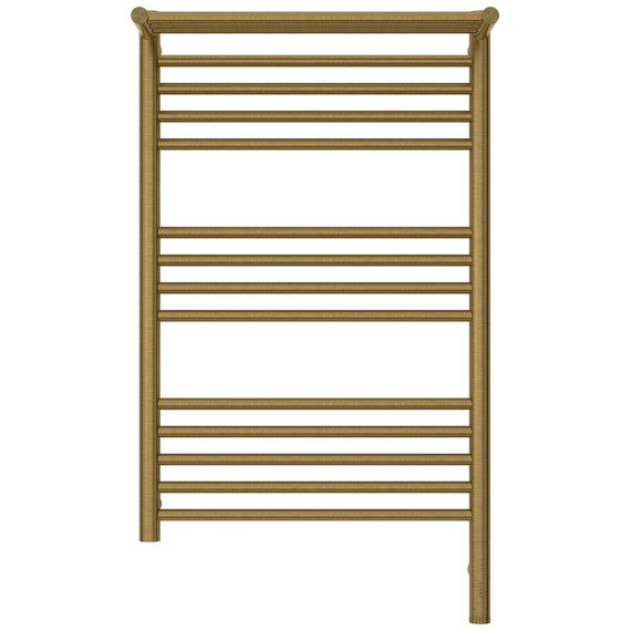 Полотенцесушитель электрический Сунержа Богема 3.1 с полкой П14 500x920 мм 051-6007-8050 R, состаренная латунь фото 2