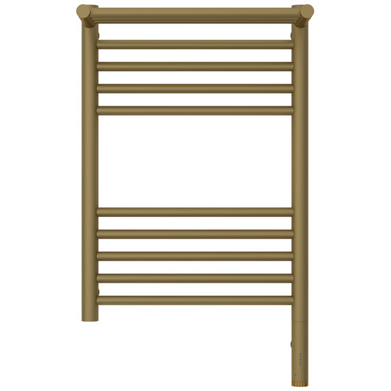 Полотенцесушитель электрический Сунержа Богема 3.1 с полкой П10 400x720 мм 032-6007-6040 R, золото матовое фото 2