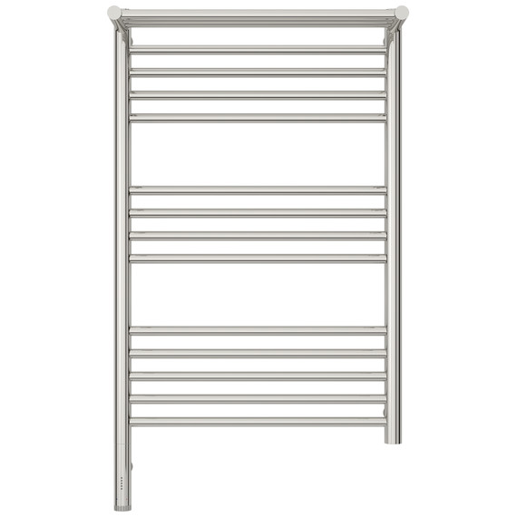 Полотенцесушитель электрический Сунержа Богема 3.1 с полкой П14 500x920 мм 00-6006-8050 L, хром фото 2