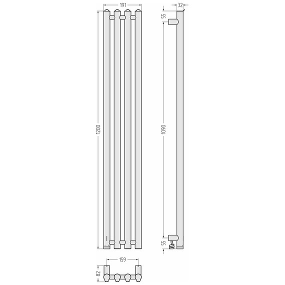 Полотенцесушитель электрический Сунержа Кантата 4.0 П4 150x1200 мм 03-0886-1259 L, золото фото 5