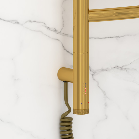 Полотенцесушитель электрический Сунержа Галант 3.1 П5 600x720 мм 03-6000-6060 L, золото фото 3