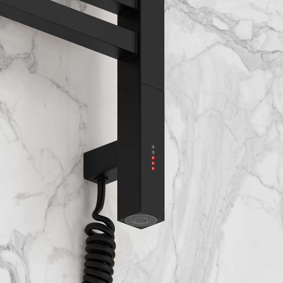 Полотенцесушитель электрический Сунержа Модус 3.1 П16 300x1120 мм 31-5901-1030 R, чёрный матовый фото 3