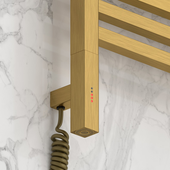 Полотенцесушитель электрический Сунержа Модус 3.1 П16 300x1120 мм 051-5900-1030 L, состаренная латунь фото 3