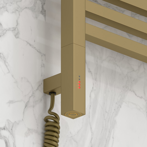 Полотенцесушитель электрический Сунержа Модус 3.1 П16 500x1120 мм 032-5900-1050 L, золото матовое фото 3