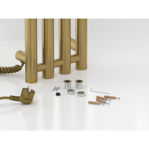 Полотенцесушитель электрический Сунержа Кантата 4.0 П4 150x1500 мм 32-0886-1559 L, золотой шёлк фото 4