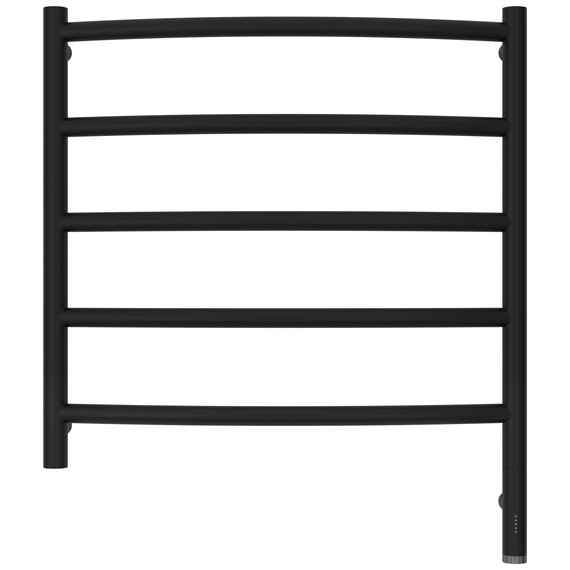 Полотенцесушитель электрический Сунержа Галант 3.1 П5 600x720 мм 31-6001-6060 R, чёрный матовый фото 2