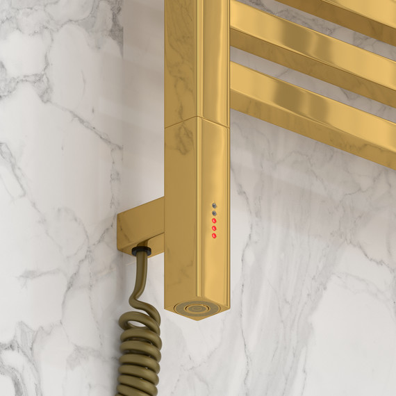 Полотенцесушитель электрический Сунержа Модус 3.1 П20 400x1320 мм 03-5900-1240 L, золото фото 3