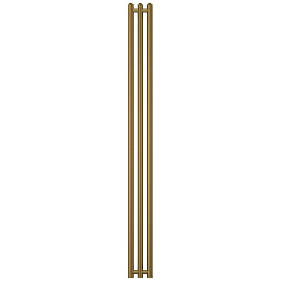 Полотенцесушитель электрический Сунержа Терция 4.0 П3 100x1500 мм 051-0883-1506 R, состаренная латунь фото 2