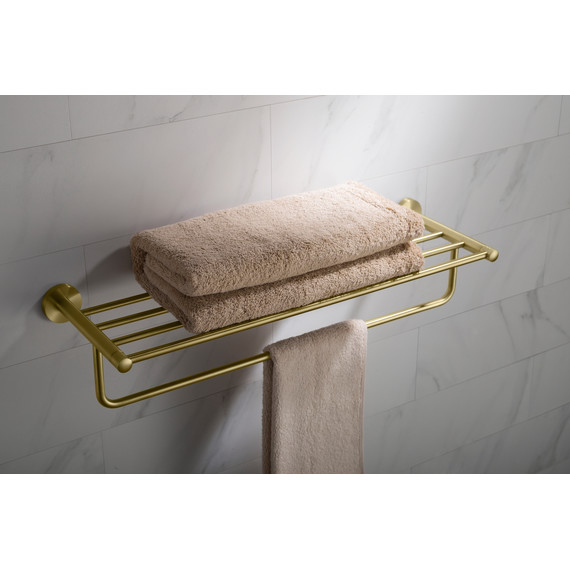 Полка для полотенец Timo Saona 13058/17, цвет золото матовое фото 2