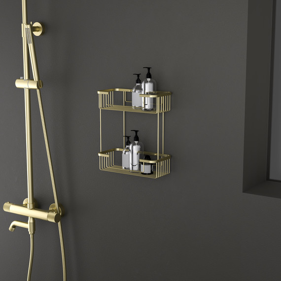 Полочка Timo Saona 13083/17, цвет золото матовое фото 4