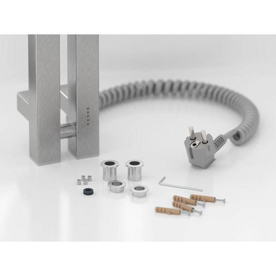 Полотенцесушитель электрический Сунержа Фьорд 4.0 П2 50x1200 мм 071-0855-1250 R, сатин фото 4