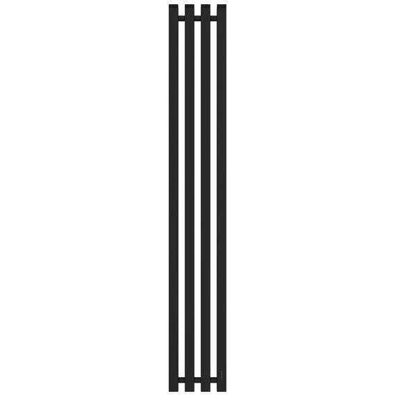 Полотенцесушитель электрический Сунержа Сатерленд 4.0 П4 150x1200 мм 31-0853-1215 R, чёрный матовый фото 2