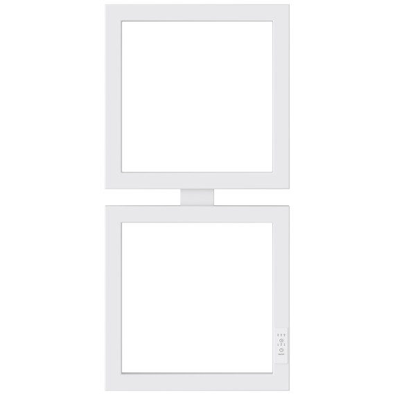 Полотенцесушитель электрический Сунержа Этюд П4 300x690 мм 30-0845-6030 R, белый матовый фото 2