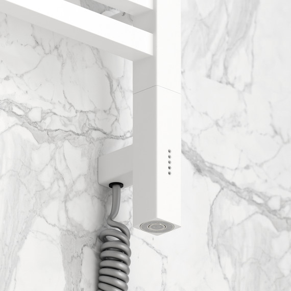 Полотенцесушитель электрический Сунержа Модус 3.0 П15 500x920 мм 30-5701-8050 R, белый матовый фото 3