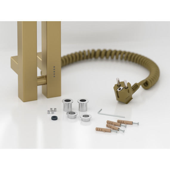 Полотенцесушитель электрический Сунержа Фьорд 4.0 П2 50x1200 мм 32-0855-1250 R, золотой шёлк фото 4