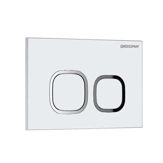 Кнопка смыва Grossman Cosmo 700.K31.02.000.000, белый глянец фото 2