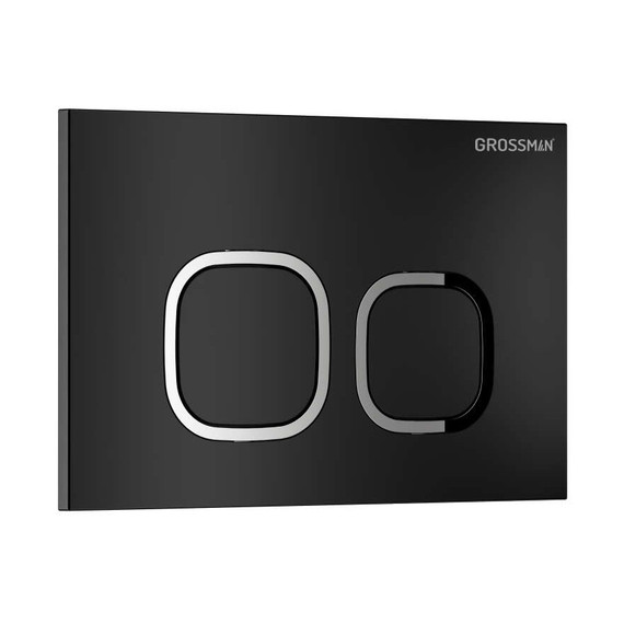 Кнопка смыва Grossman Cosmo 700.K31.02.210.210, чёрный матовый фото 2