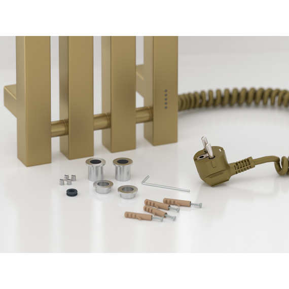 Полотенцесушитель электрический Сунержа Сатерленд 4.0 П4 150x1200 мм 32-0853-1215 R, золотой шёлк фото 4