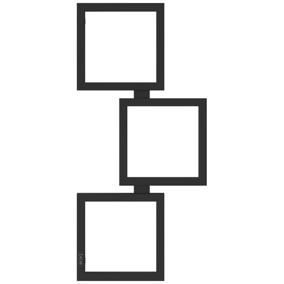 Полотенцесушитель электрический Сунержа Этюд П6 300x1050 мм 31-0846-1050 L, чёрный матовый фото 2