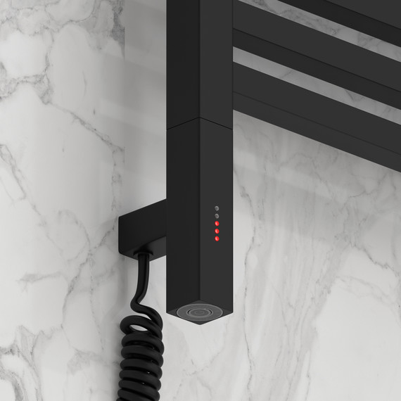 Полотенцесушитель электрический Сунержа Модус 3.1 П15 500x920 мм 31-5900-8050 L, чёрный матовый фото 3