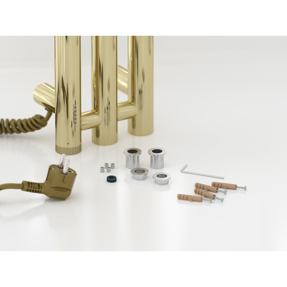 Полотенцесушитель электрический Сунержа Терция 4.0 П3 100x1200 мм 020-0884-1206 L, шампань фото 4