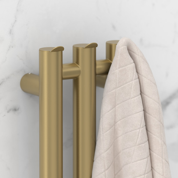 Полотенцесушитель электрический Сунержа Терция 4.0 П3 100x1200 мм 32-0884-1206 L, золотой шёлк фото 3