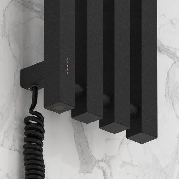 Полотенцесушитель электрический Сунержа Сатерленд 4.0 П4 150x1200 мм 15-0854-1215 L, тёмный титан муар фото 3