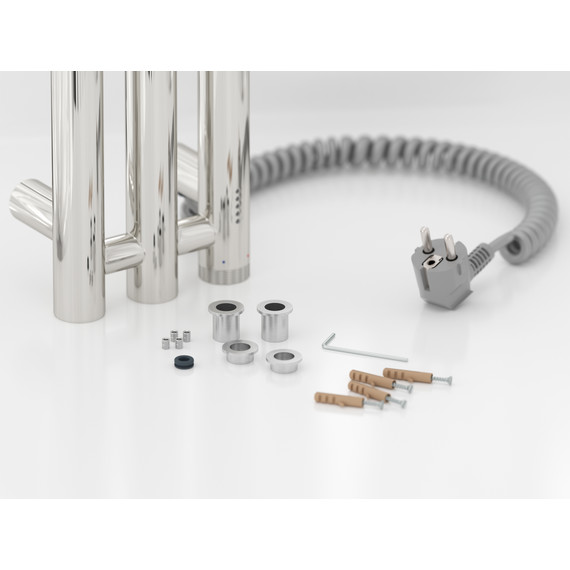 Полотенцесушитель электрический Сунержа Терция 4.0 П3 100x1200 мм 00-0883-1206 R, хром фото 4