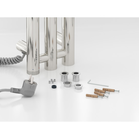 Полотенцесушитель электрический Сунержа Терция 4.0 П3 100x1200 мм 00-0884-1206 L, хром фото 4