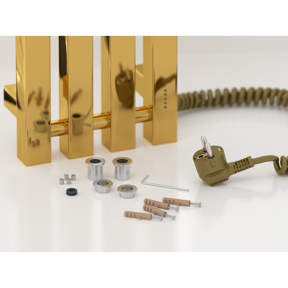 Полотенцесушитель электрический Сунержа Сатерленд 4.0 П4 150x1200 мм 03-0853-1215 R, золото фото 4