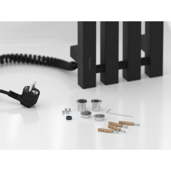 Полотенцесушитель электрический Сунержа Сатерленд 4.0 П4 150x1200 мм 15-0854-1215 L, тёмный титан муар фото 4