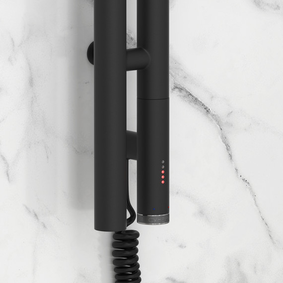 Полотенцесушитель электрический Сунержа Нюанс 3.0 П2 100x1800 мм 15-5843-1853 R, тёмный титан муар фото 3