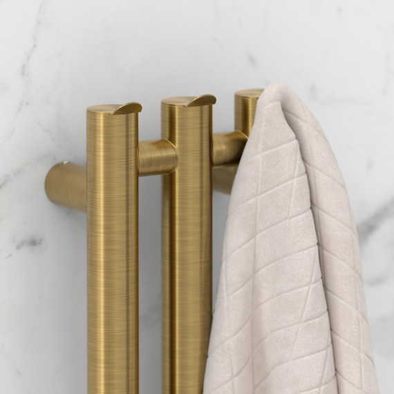 Полотенцесушитель электрический Сунержа Терция 4.0 П3 100x1500 мм 051-0884-1506 L, состаренная латунь фото 3