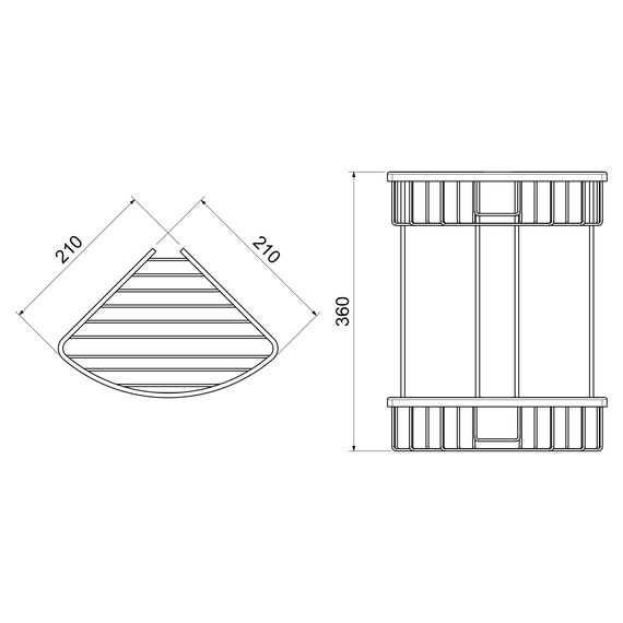 Полочка Timo Saona 13082/18, цвет чёрное золото фото 5