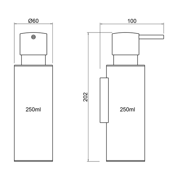 Дозатор для жидкого мыла Timo Saona 13339/18, цвет чёрное золото фото 2