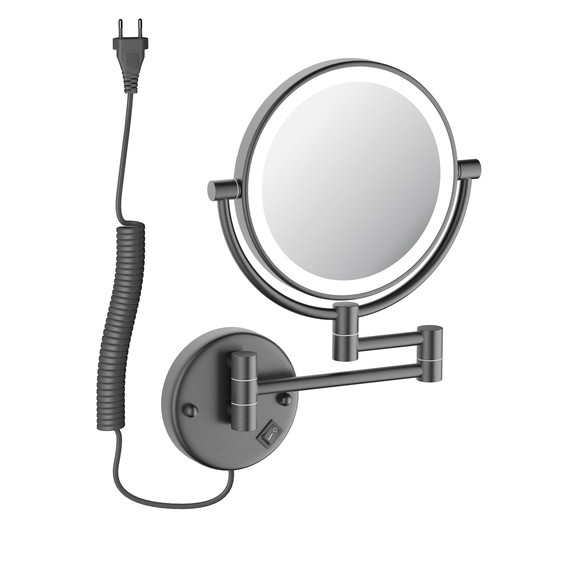 Зеркало косметическое Timo Saona 13376/18, цвет чёрное золото фото 