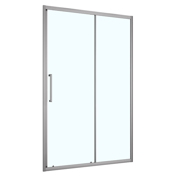 Душевая дверь Loranto 130 см CS-AB03GG-130, серый матовый/прозрачное фото 