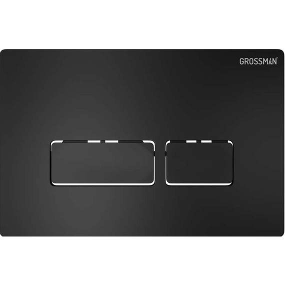 Кнопка смыва Grossman Pragma 700.K31.03.210.210, чёрный матовый фото 